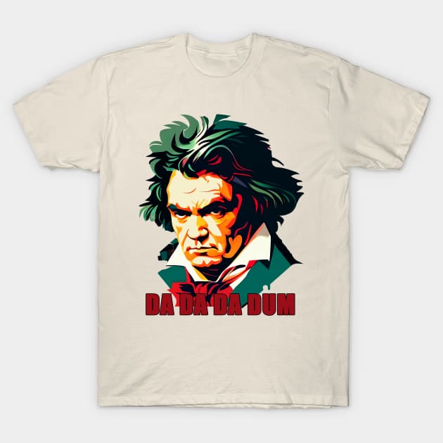 Beethoven, Ludwig Van T-Shirt by Dream Station
